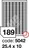 samolepící etikety Samolepící etikety RAYFILM 25,4 x 10 mm 100 archů R0100.5042A