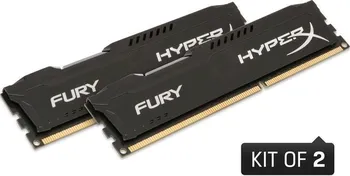 Operační paměť KINGSTON HyperX 16GB 1600MHz DDR3 CL10 DIMM (Kit of 2) HyperX black Series