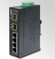 ISW-621TF, 4x 10/100Base-TX+ 2x 100FX SFP, DIN, IP30, -40 až 75 st.C