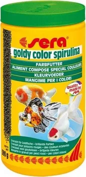 Krmivo pro rybičky Sera Goldy Color Spirulina 1 l