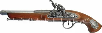 Replika zbraně Replika Mušketová Pistole 18.stol., Francie, nikl