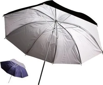 Odrazný deštník Linkstar PUK-102WB odrazný deštník oboustranný 102cm (bílá/černá)
