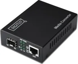 média konvertor DIGITUS Media Converter 10/100/1000Base-T to SFP slot (DN-82130)