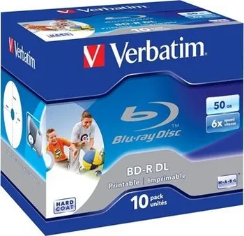 Verbatim BD-R 50GB Dual Layer Printable 6x 10ks