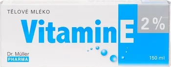 Masážní přípravek Dr.Müller Vitamin E tělové mléko 2% 150 ml