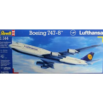 Plastikový model Model 1:144 Revell Boeing 747-8 Lufthansa