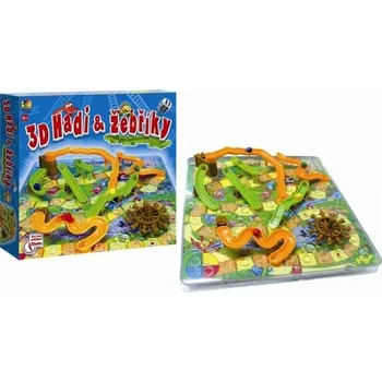 Desková hra Hm Studio Hadi a žebříky 3D