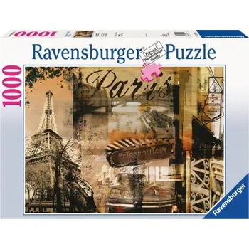 Puzzle Ravensburger Nostalgická Paříž 1000 dílků