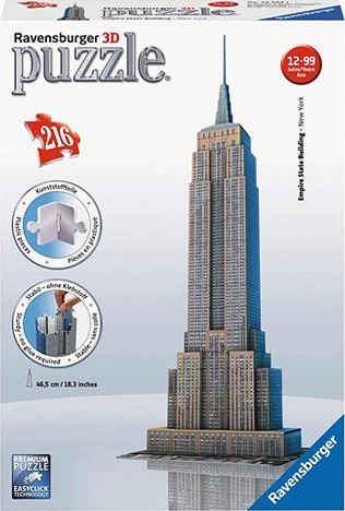 Ravensburger 3d Empire State Building 216 Dilku Od 369 Kc Zbozi Cz