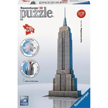3D puzzle Ravensburger New York Empire State Building 216 dílků