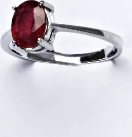 prsten Stříbrný prsten,prsten,přírodní rubín,prstýnek ze stříbra, T 1245