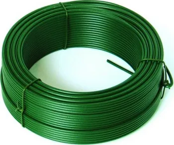 Příslušenství pro plot Napínací drát 2.6mmx26M zelený PVC