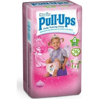 Plenkové kalhoty Huggies Pull - Ups Small Girls 16 ks