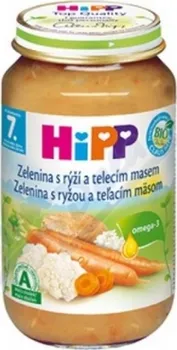 Omáčka HiPP Zelenina s rýží a telecím masem - 6x220g