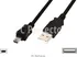 Datový kabel DIGITUS USB A samec na B-mini 5pin samec, 2x stíněný, 1m (AK-300108-010-S)