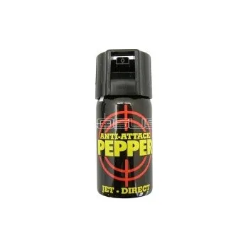ATTACK Anti-Attack Pepper OC Jet Direct, 40 ml Obranný sprej ATTACK Anti-Attack Pepper OC Jet Direct, 40 ml