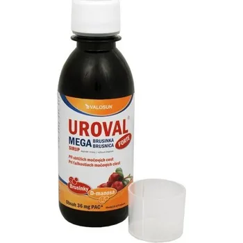 Přírodní produkt Valosun Uroval mega Brusinka sirup forte 200 ml