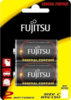 Článková baterie Fujitsu zinková baterie R14/C, blistr 2ks