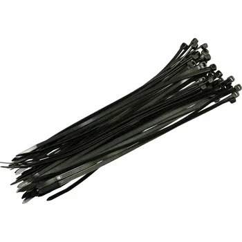 Stahovací páska XTline Vázací pásky 4,8 x 400 mm 50 ks černé