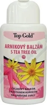Kosmetika na nohy TOP GOLD Arnikový balzám s Tea Tree Oil 200 ml