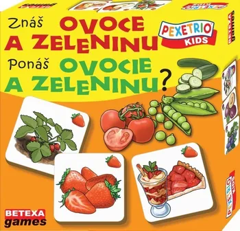 Pexeso PEXETRIO KIDS - Znáš ovoce a zeleninu?