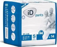 Inkontinenční kalhotky iD Pants Small Plus 553116514 set 14 ks