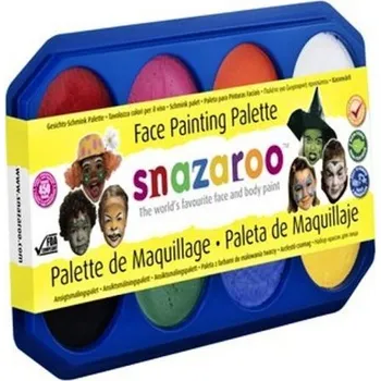 Karnevalový doplněk Obličejové barvy - Sada barev na obličej 8 x 18 ml