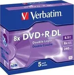 Verbatim DVD+R 5 pack DoubleLayer Jewel…