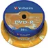 Optické médium Verbatim DVD+R 4,7GB 16X 25ks cake box