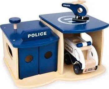 Dřevěná hračka Dřevěná policejní stanice