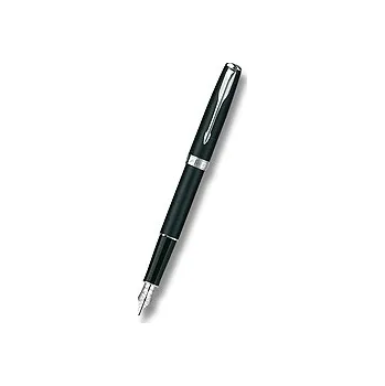 Parker Sonnet plnicí pero, hrot F, Matte Black CT