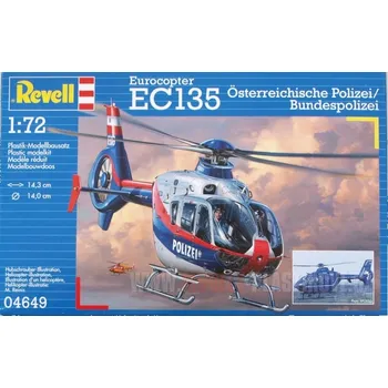 Model 1:72 Revell Eurocopter EC-135 Plastikový model Model 1:72 Revell Eurocopter EC-135