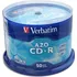 Optické médium Verbatim CD-R 700MB 80min 52x Spindl 50ks