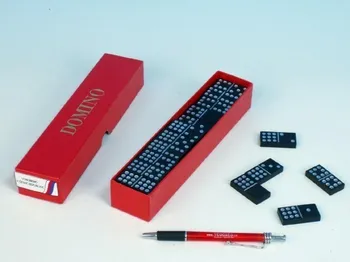 Domino Domino společenská hra dřevo 55ks v krabičce 23,5x3,5x5cm 