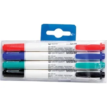 Kancelář Centropen White board marker 2709 sada 4 ks