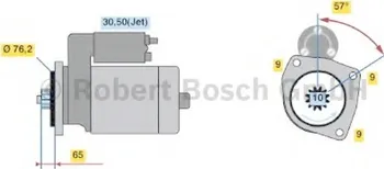 Startér Startér Bosch (0 001 125 046) VW