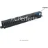Patch panel 19" vyvazovací panel 1U jednostranná plastová lišta, šedá
