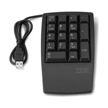 Lenovo IBM TP USB 17-Key Stealth Black Numeric Keypad Klávesnice Lenovo IBM TP USB 17-Key Stealth Black Numeric Keypad