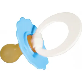 dudlíky Prima Baby Flora dětské šidítko s kroužkem ve fólii 1 ks mix barev