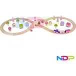 Bigjigs dřevěná vláčkodráha osmička pro…