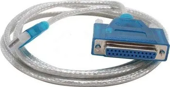 Datový kabel PremiumCord USB printer kabel USB na paralelní port (DB25F)