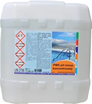Bazénová chemie PWS pH mínus koncentrovaný