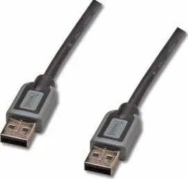 DIGITUS USB A/samec na A/samec, 2x stíněný, 5m (AK-300100-050-S)