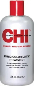 Vlasová regenerace Farouk Systems CHI Ionic Color Lock Treatment výživa pro barvené vlasy 335 ml