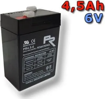 Záložní baterie Staniční (záložní) baterie Goowei OT4.5-6, 4.5Ah, 6V ( VRLA )