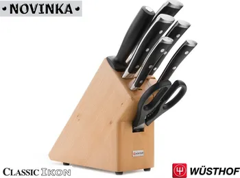 Kuchyňský nůž Wüsthof Classic Ikon - Blok s 6 noži