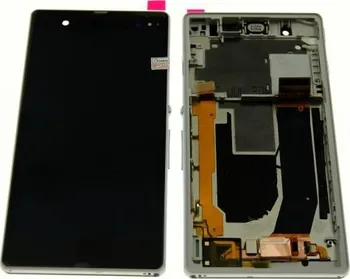 LCD Displej + Dotyková Deska white Sony Xperia Z + předni kryt