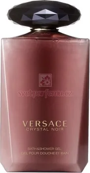 Versace Crystal Noir sprchový gel 200 ml