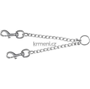 Vodítko pro psa Rozdvojovací řetěz 2x30cm/4mm