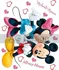 Samolepící dekorace Maxi nálepka na zeď Mickey a Minnie love
